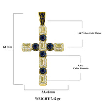 CZ CROSS PENDANT - 9129613