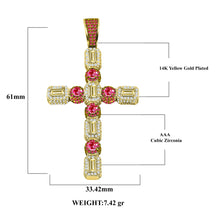 CZ CROSS PENDANT - 912966