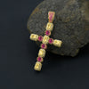 CZ CROSS PENDANT - 912966