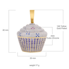 CUP CAKE SILVER PENDANT | 9210012