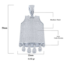 BASKETBALL JERSEY SILVER PENDANT | 9210131