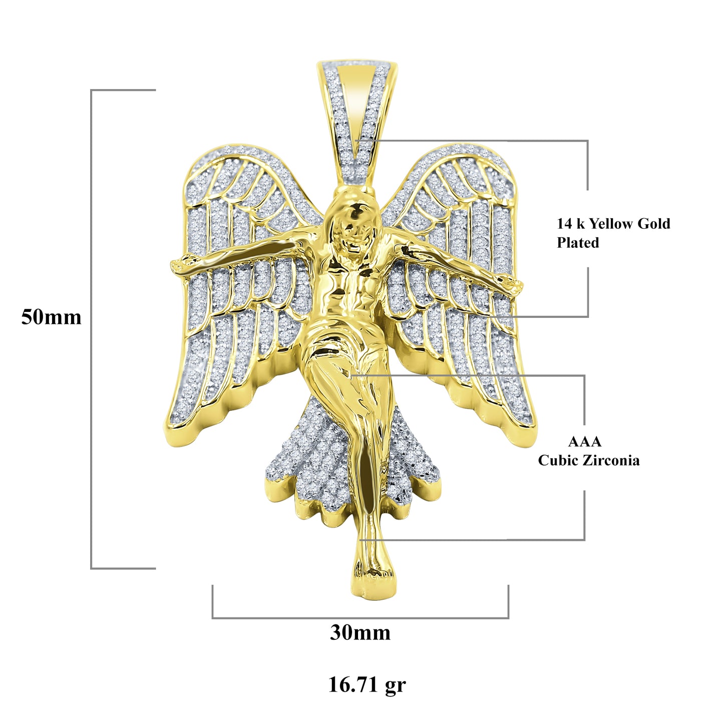 Crest 925 Pendant with CZ Stone  | 9210172