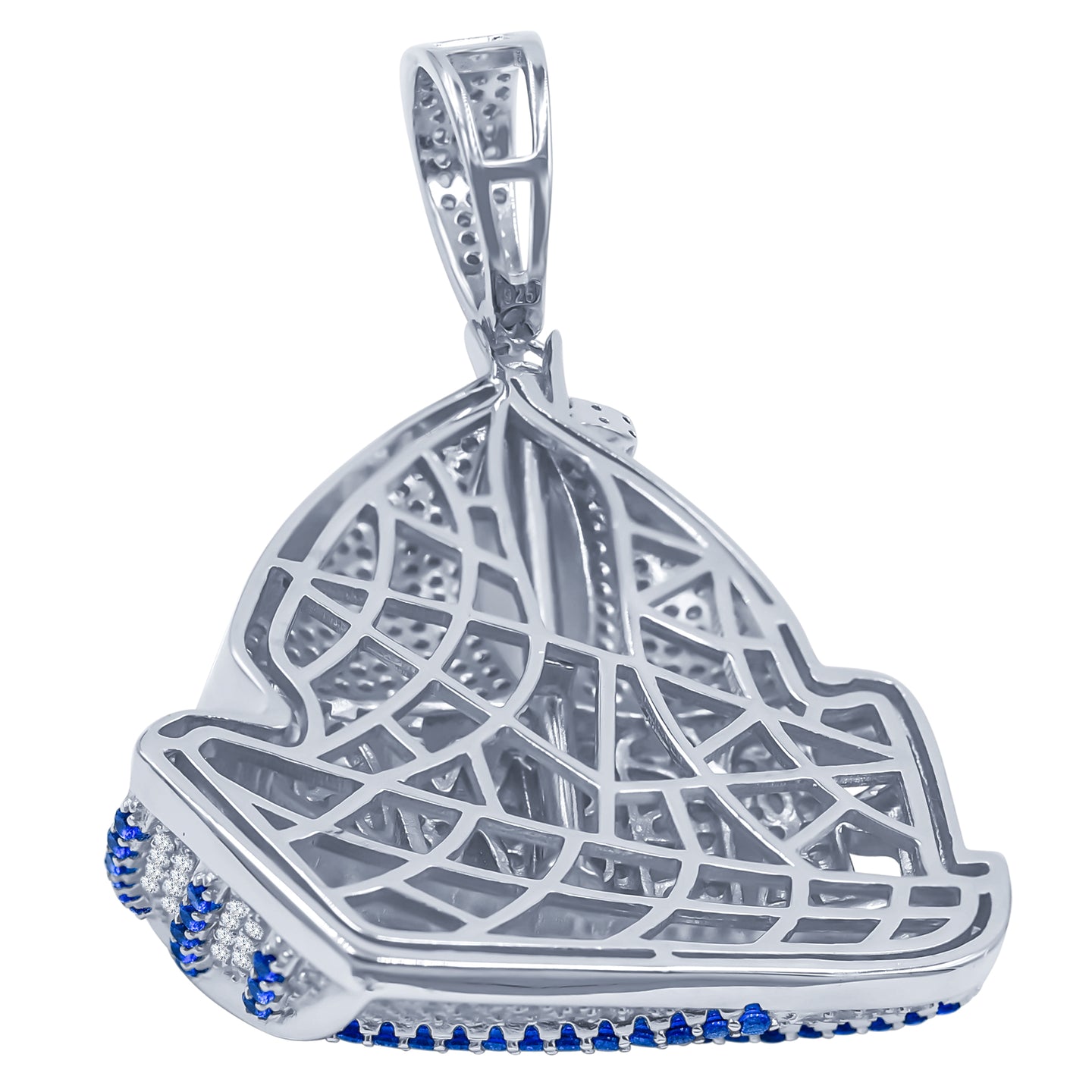 Pirate Ship 925 Pendant with CZ Stone  | 9210191