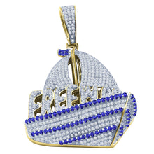 Pirate Ship 925 Pendant with CZ Stone  | 9210192