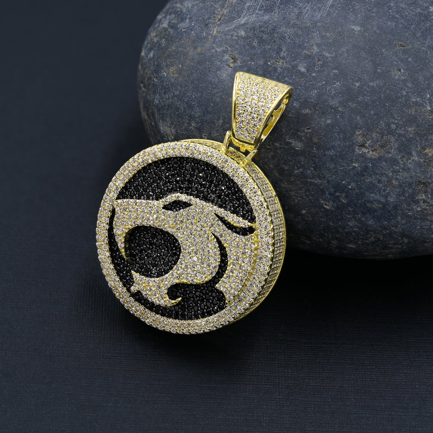 THE KING 925 Pendant with CZ Stone  | 9210208