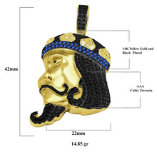 Alladin Genie 925 Pendant with CZ Stone  | 9210218