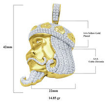 Alladin Genie 925 Pendant with CZ Stone  | 9210212