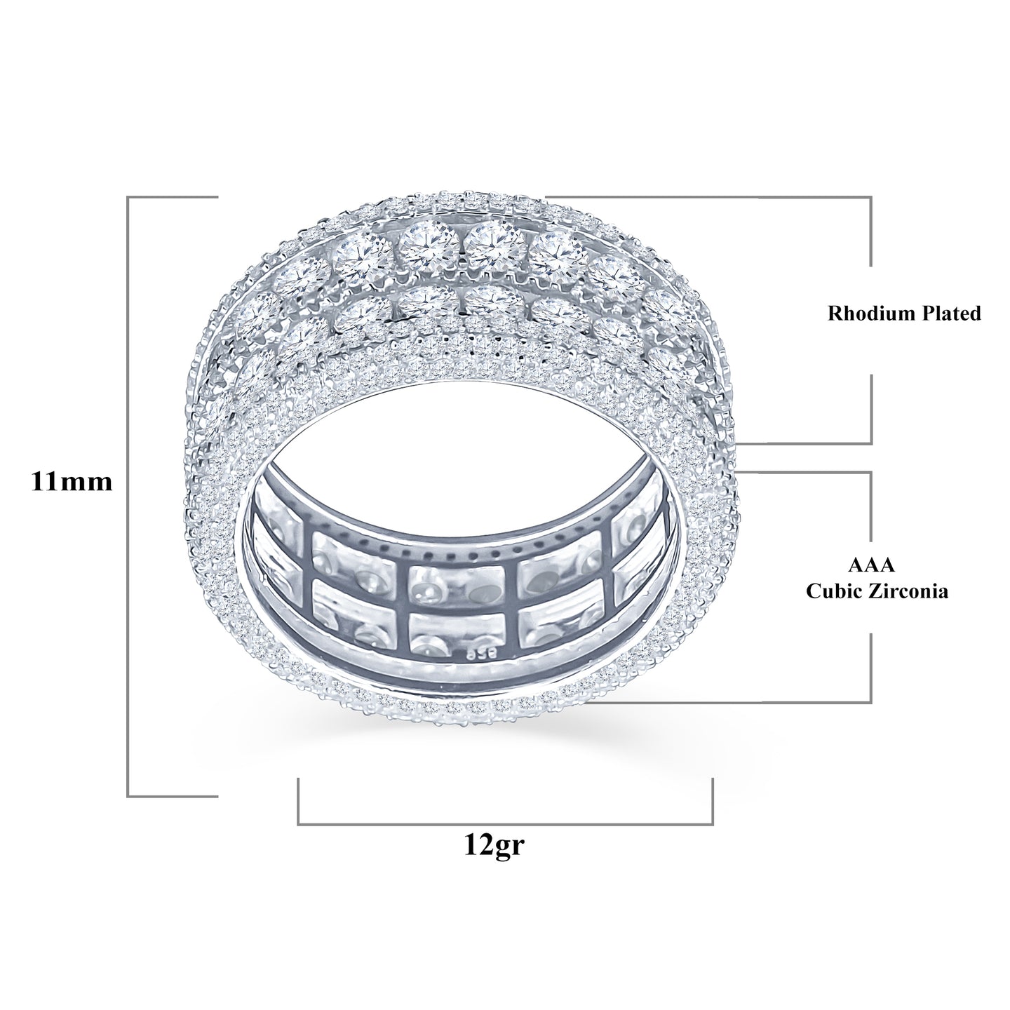 WINSOME 925 SILVER BAND  |9210401
