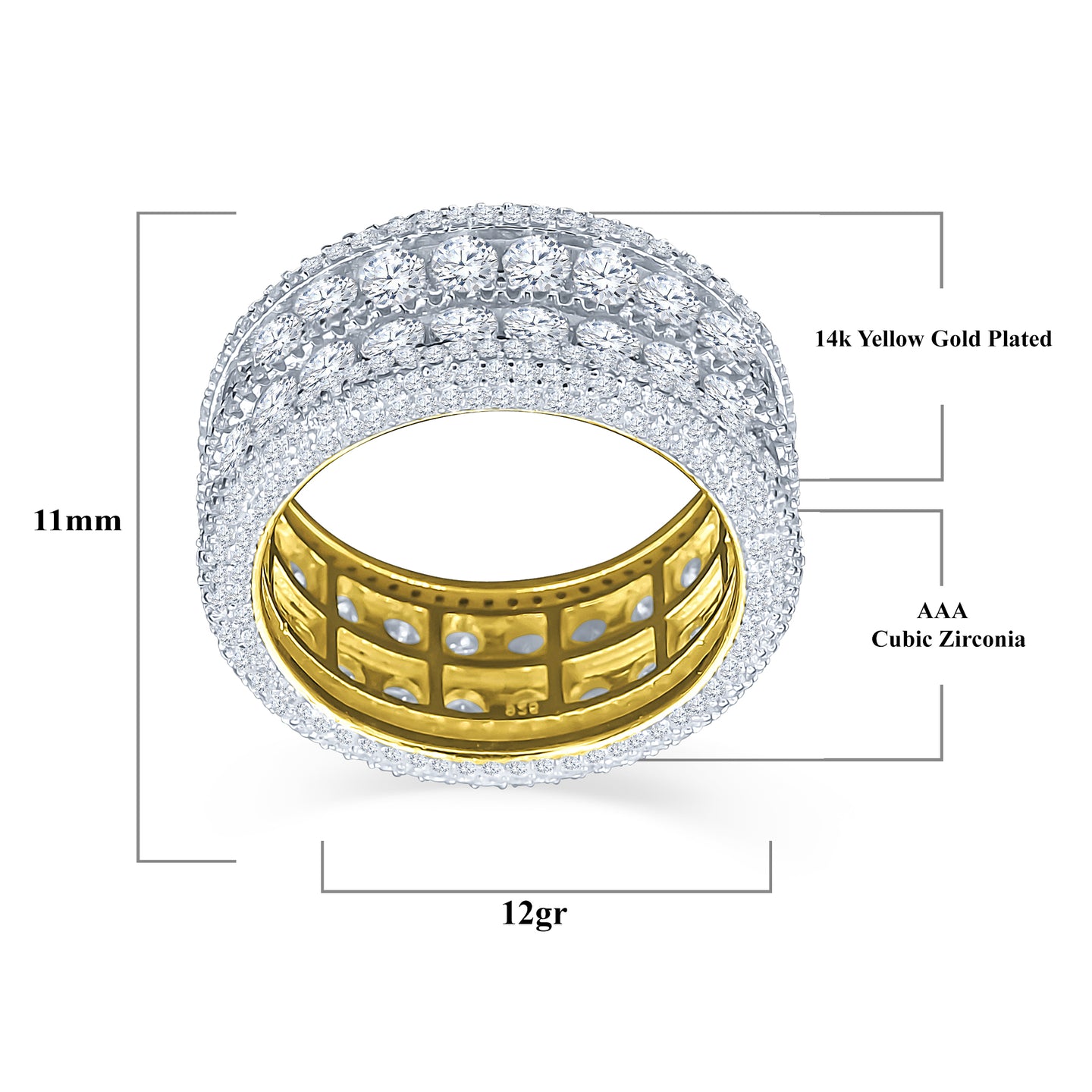 WINSOME 925 SILVER BAND  |9210402