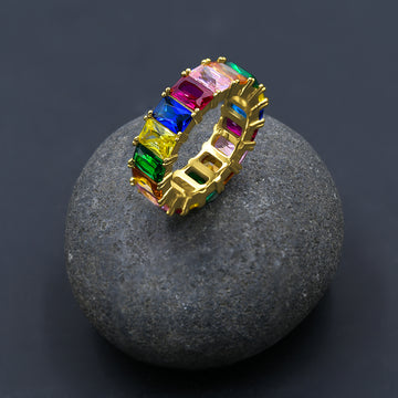 RAINBOW 925 SILVER RING  |  92111269