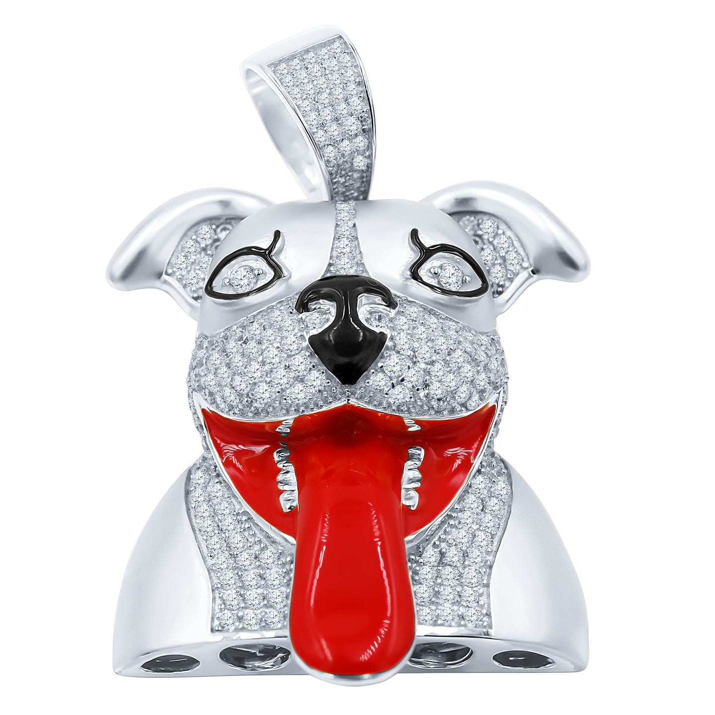 SnapchatDog 925 Pendant with CZ Stone  | 9211361