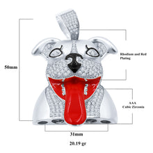 SnapchatDog 925 Pendant with CZ Stone  | 9211361