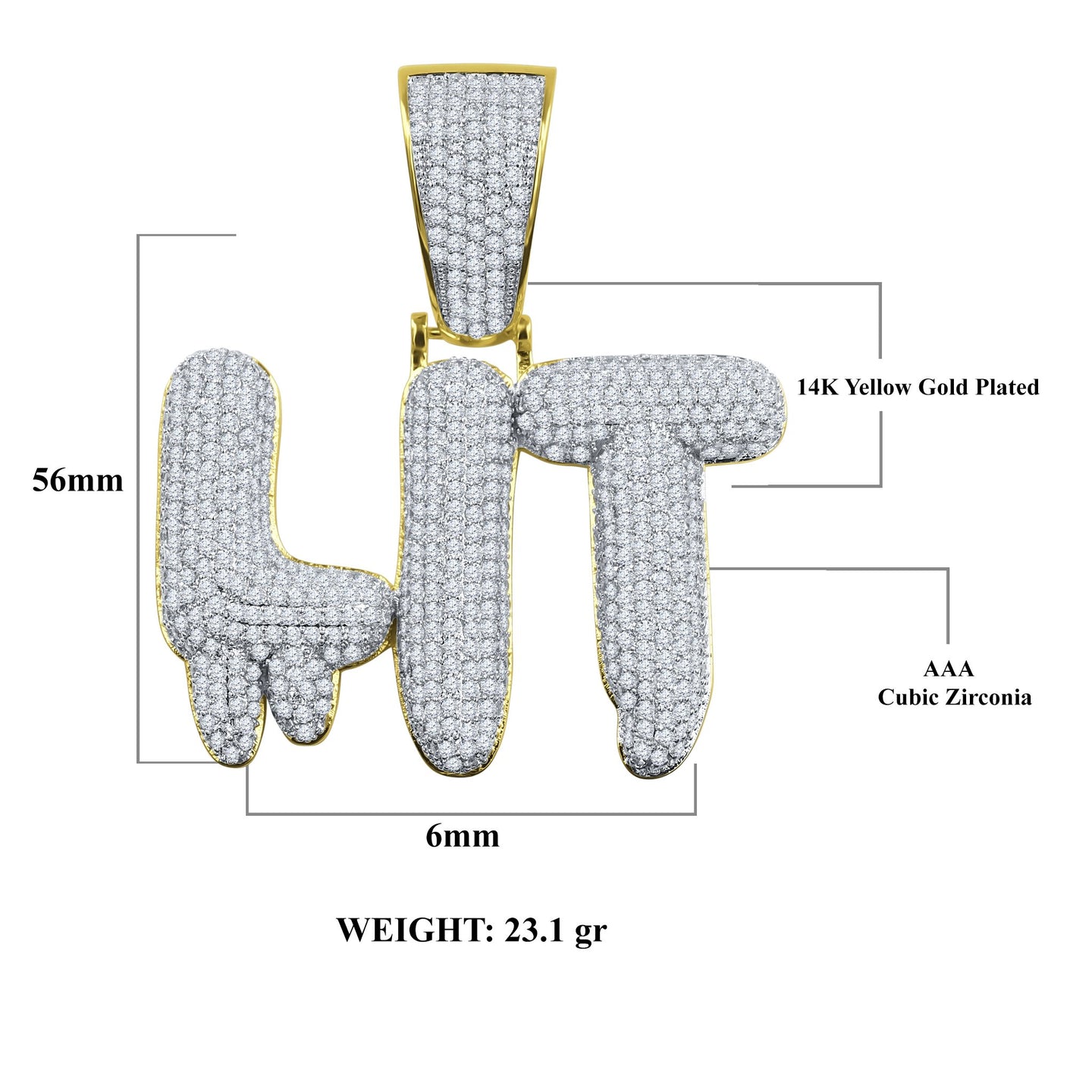 LIT CZ 925 Pendant |9211452