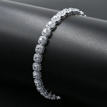 ICECUBE 925 Silver 6 MM SQUARE Bracelet | 9211581