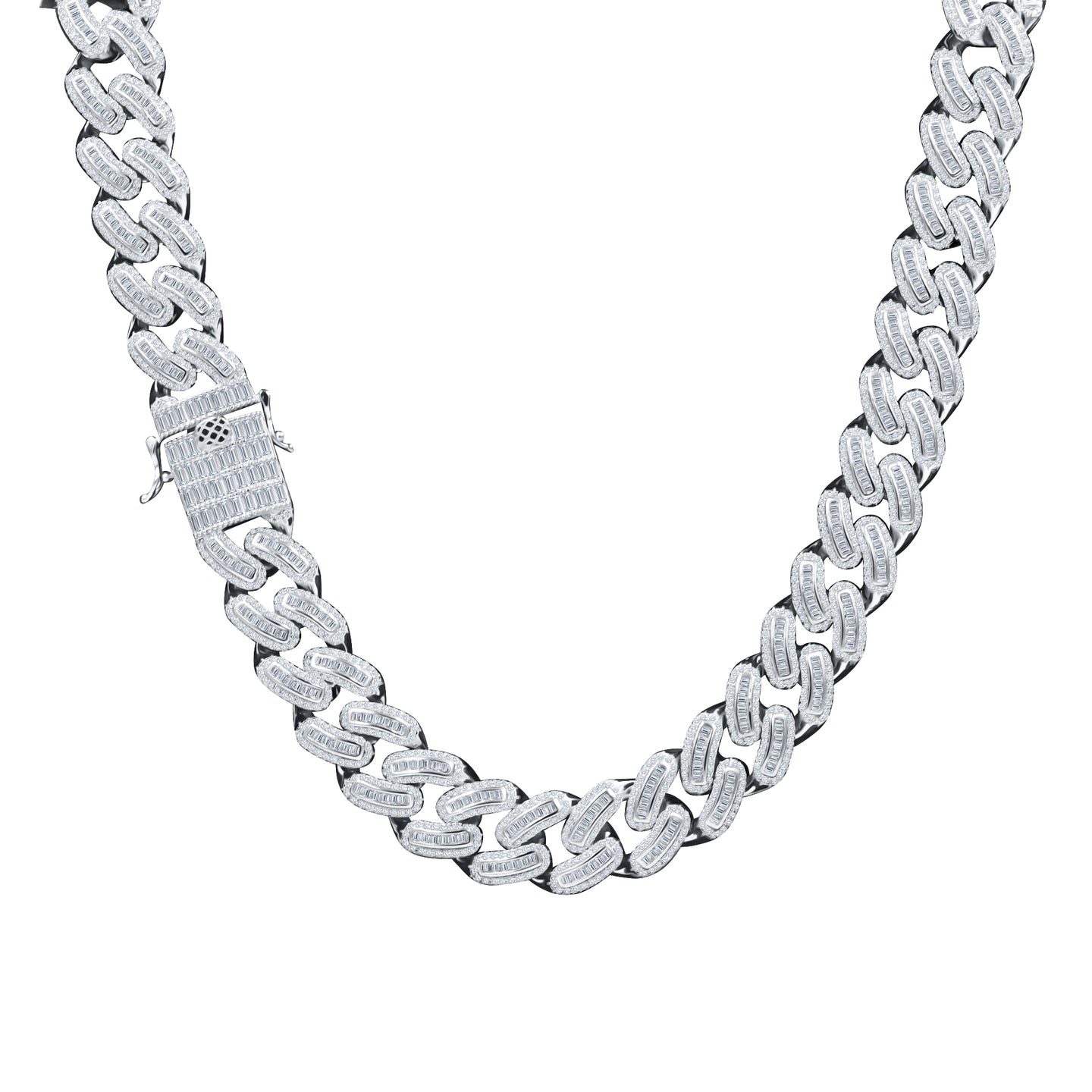 CLARA 14MM 925 SILVER CUBAN CHAIN I 9211731