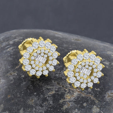 Lavishly elegant stud 925 Silver Earrings | 9212942