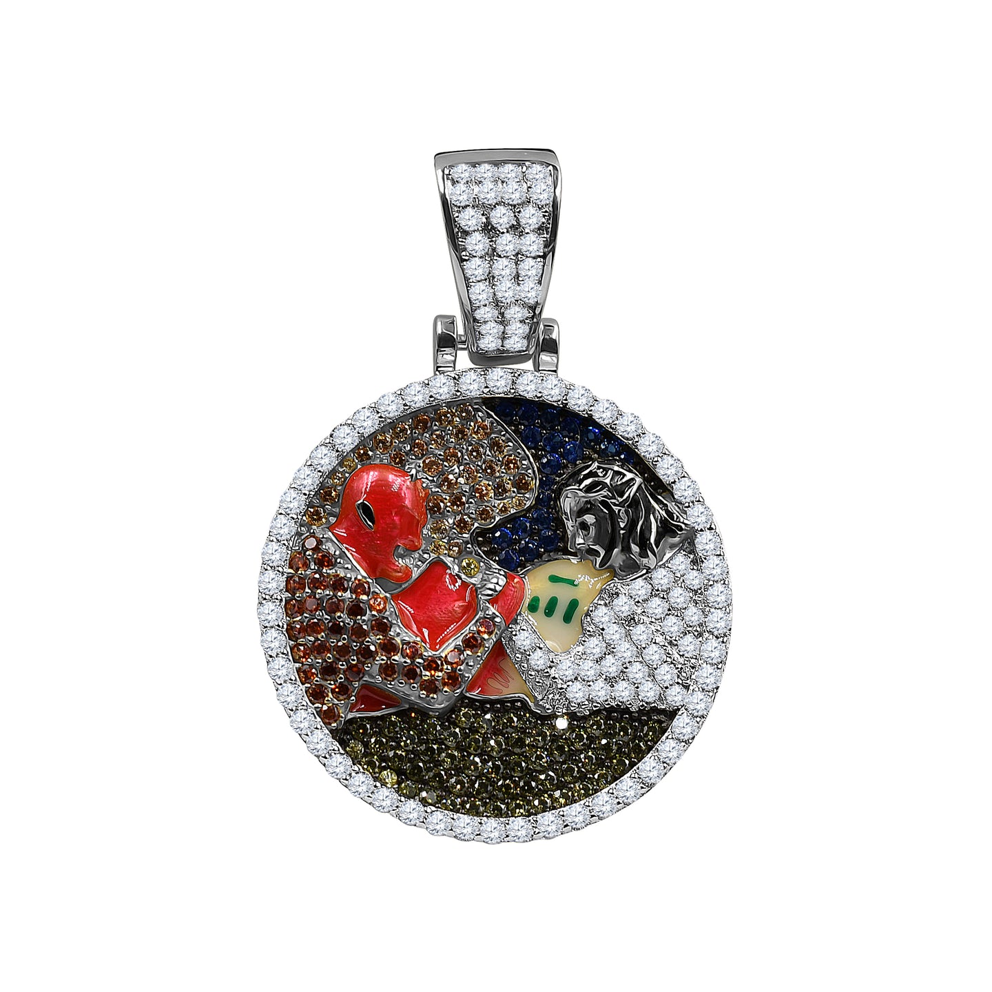 Scuffle Silver Pendant | 9213061