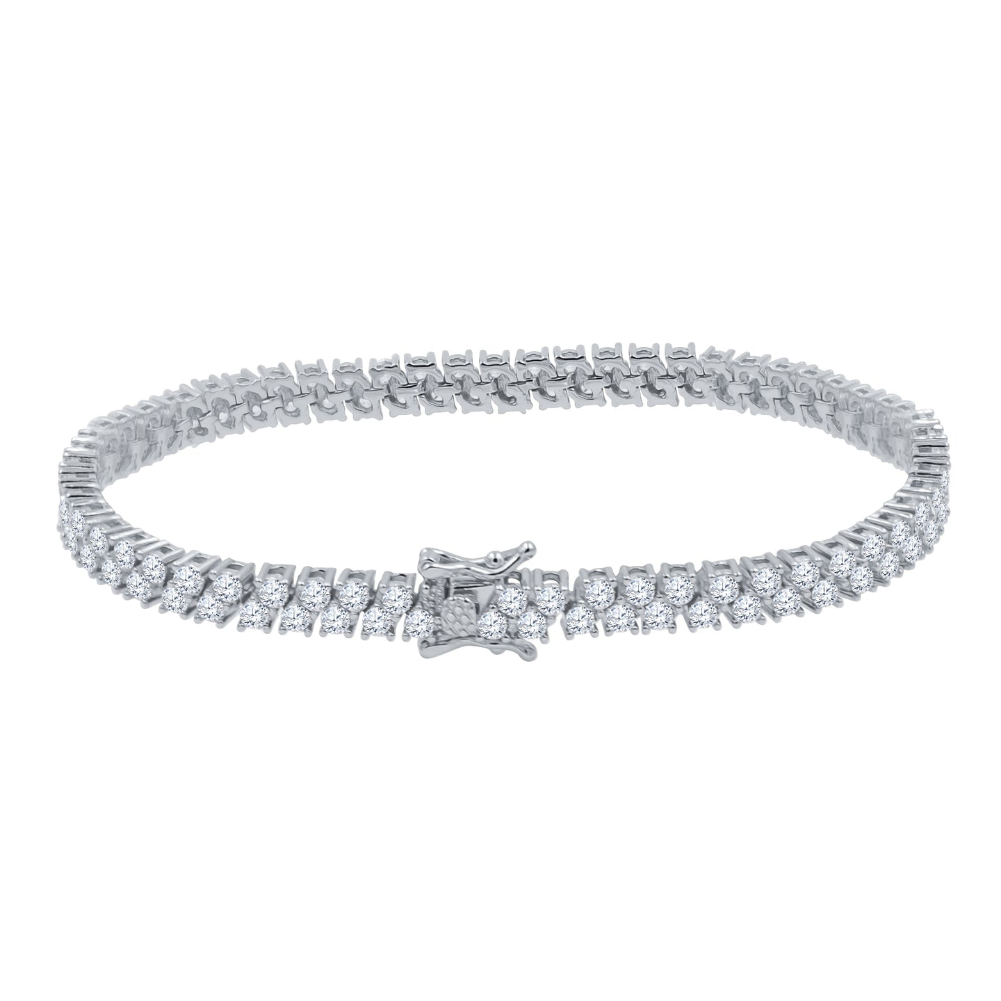 SNOWFIELD 3MM SILVER BRACELET CZ I  9220261