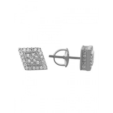 925 Sterling Silver Screw Back Earrings