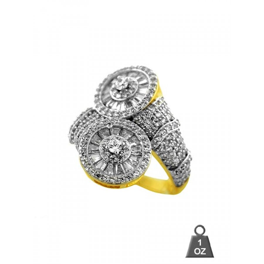 Silver Ring with cz for ladies