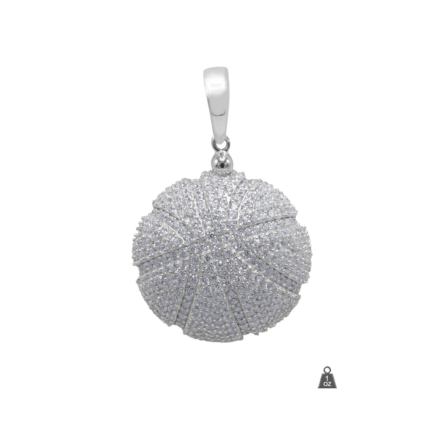 Basketball in 925 Silver 928081