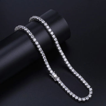 SPARKLE 925 SILVER TENNIS 4MM CHAIN I 928551