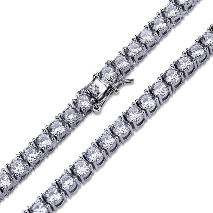 RADIOSUS 3MM SILVER MOISSANITE CHAIN  I 991451