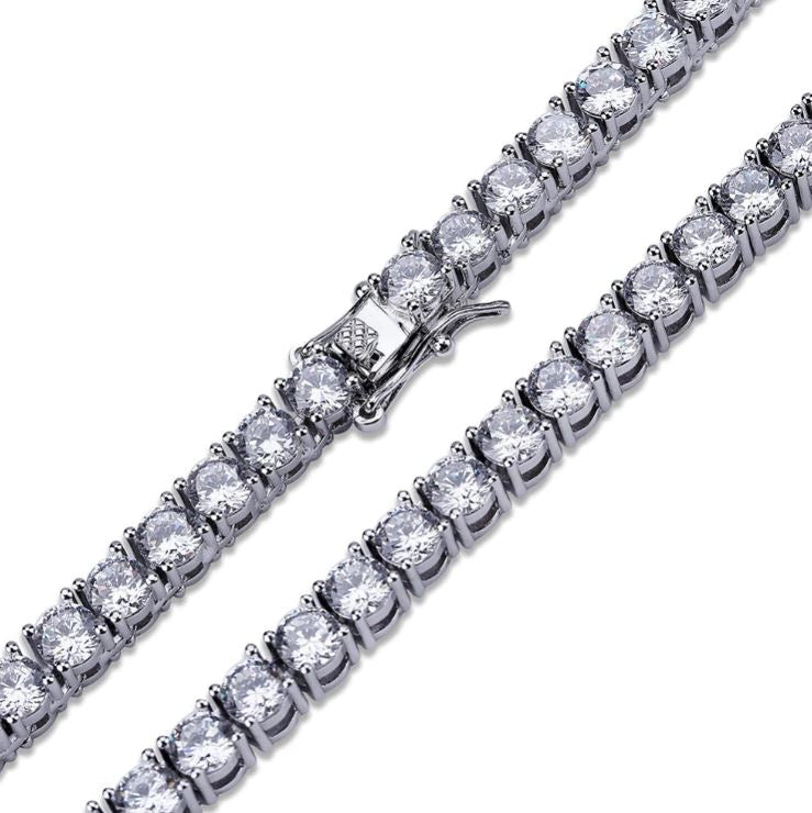 RADIOSUS 4MM SILVER MOISSANITE CHAIN  I 991491