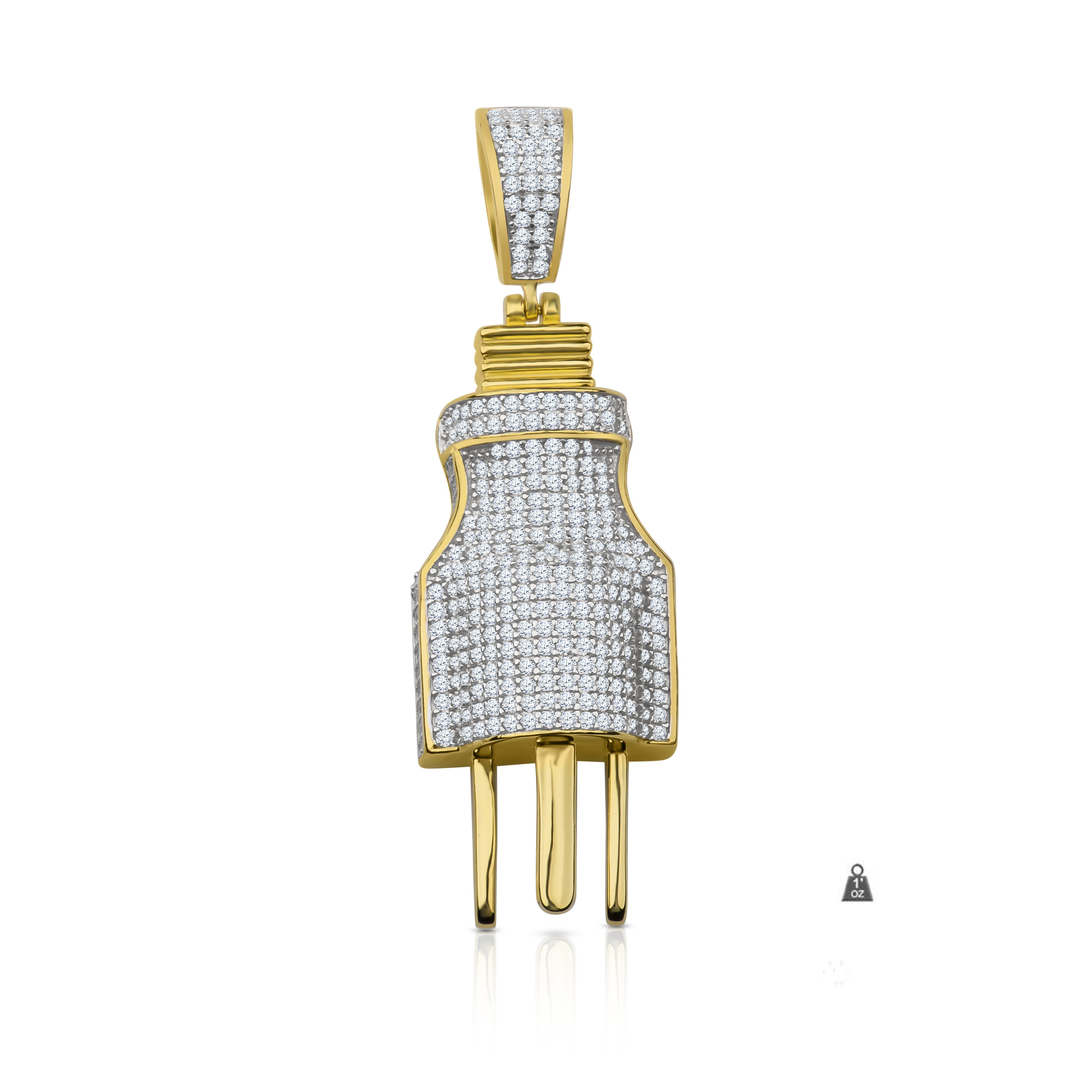 Silver-Plug-Pendant-CZ-928602