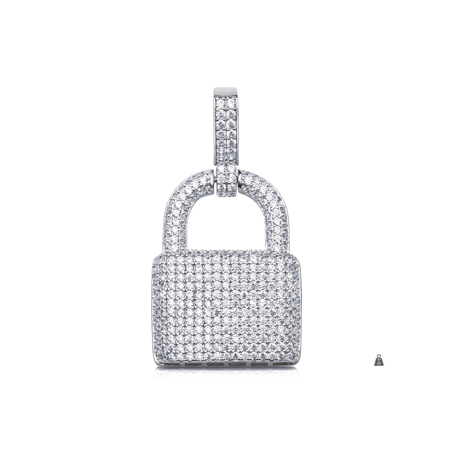 Silver-Lock-Pendant-CZ-928641