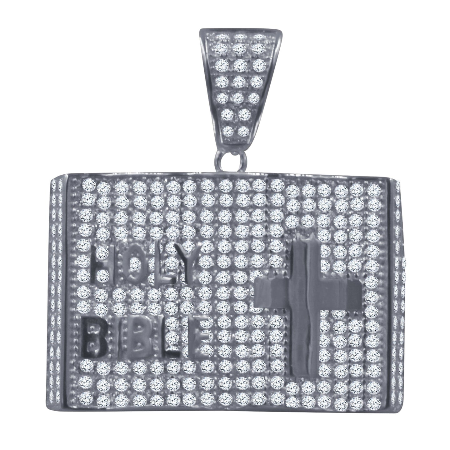 Silver Pendant with CZ Stone-929501