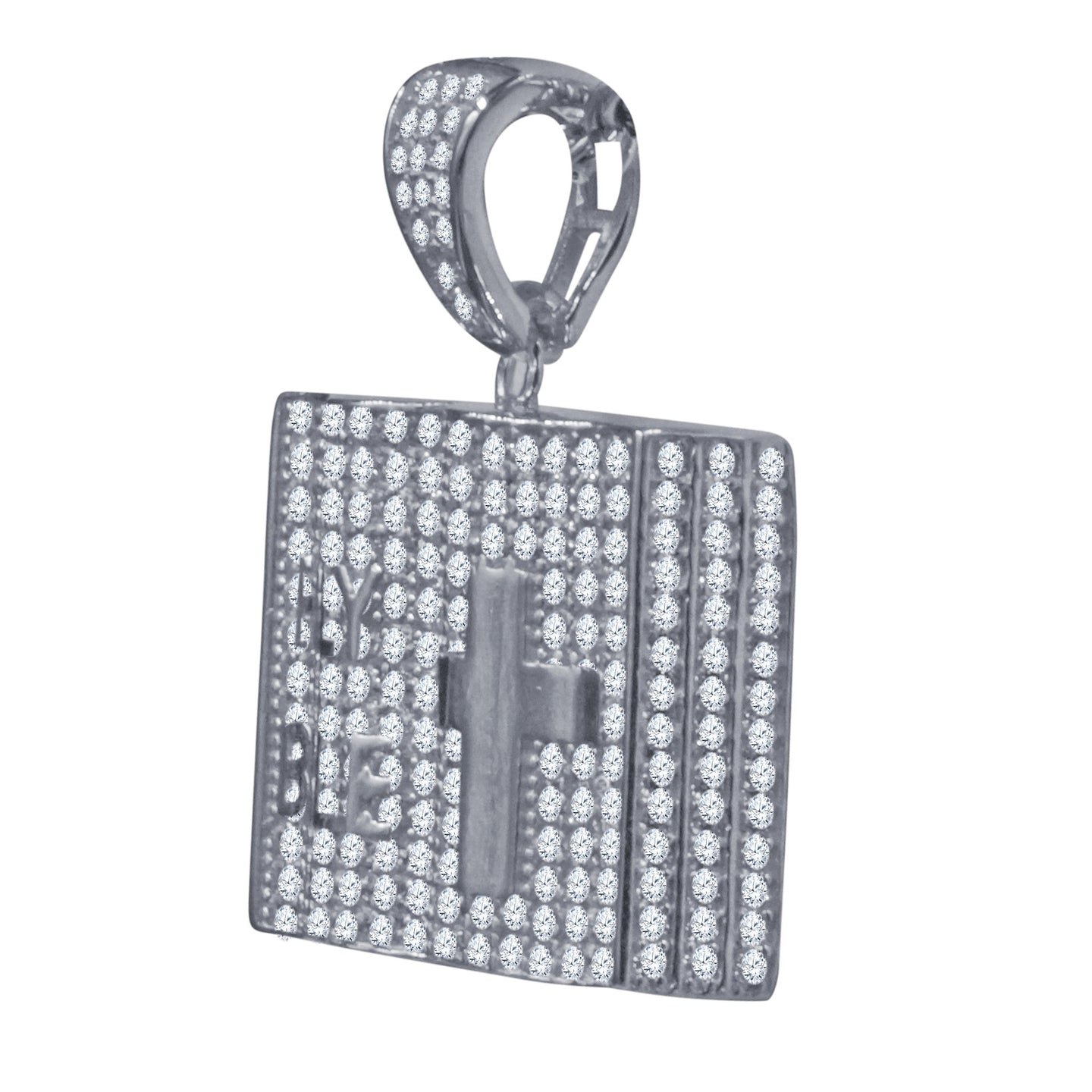 Silver Pendant with CZ Stone-929501