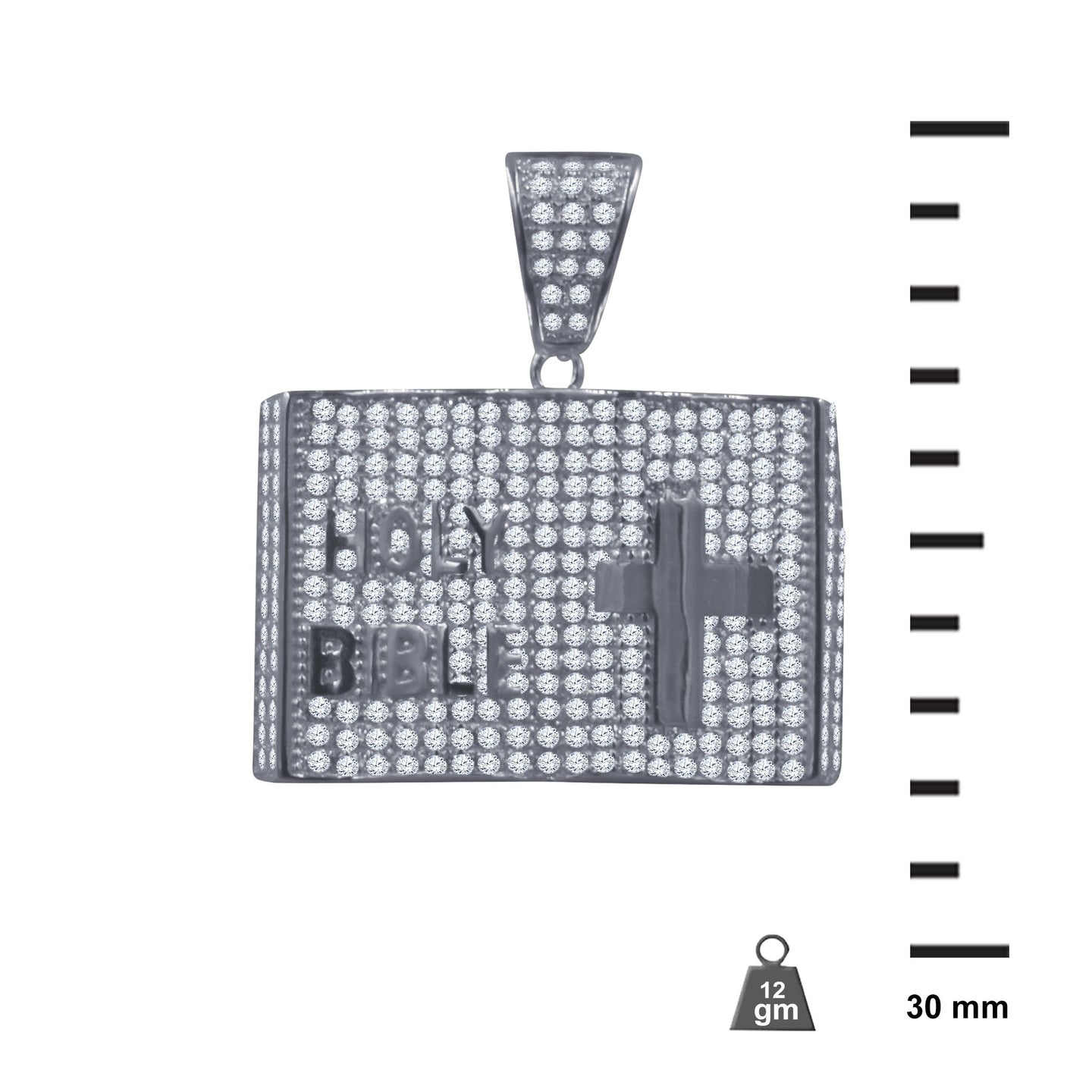 Silver Pendant with CZ Stone-929501