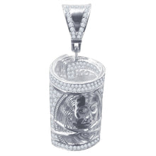 Silver Pendant with CZ Stone-929571