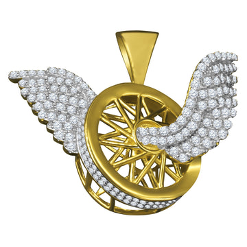 Silver Pendant with CZ Stone-929662