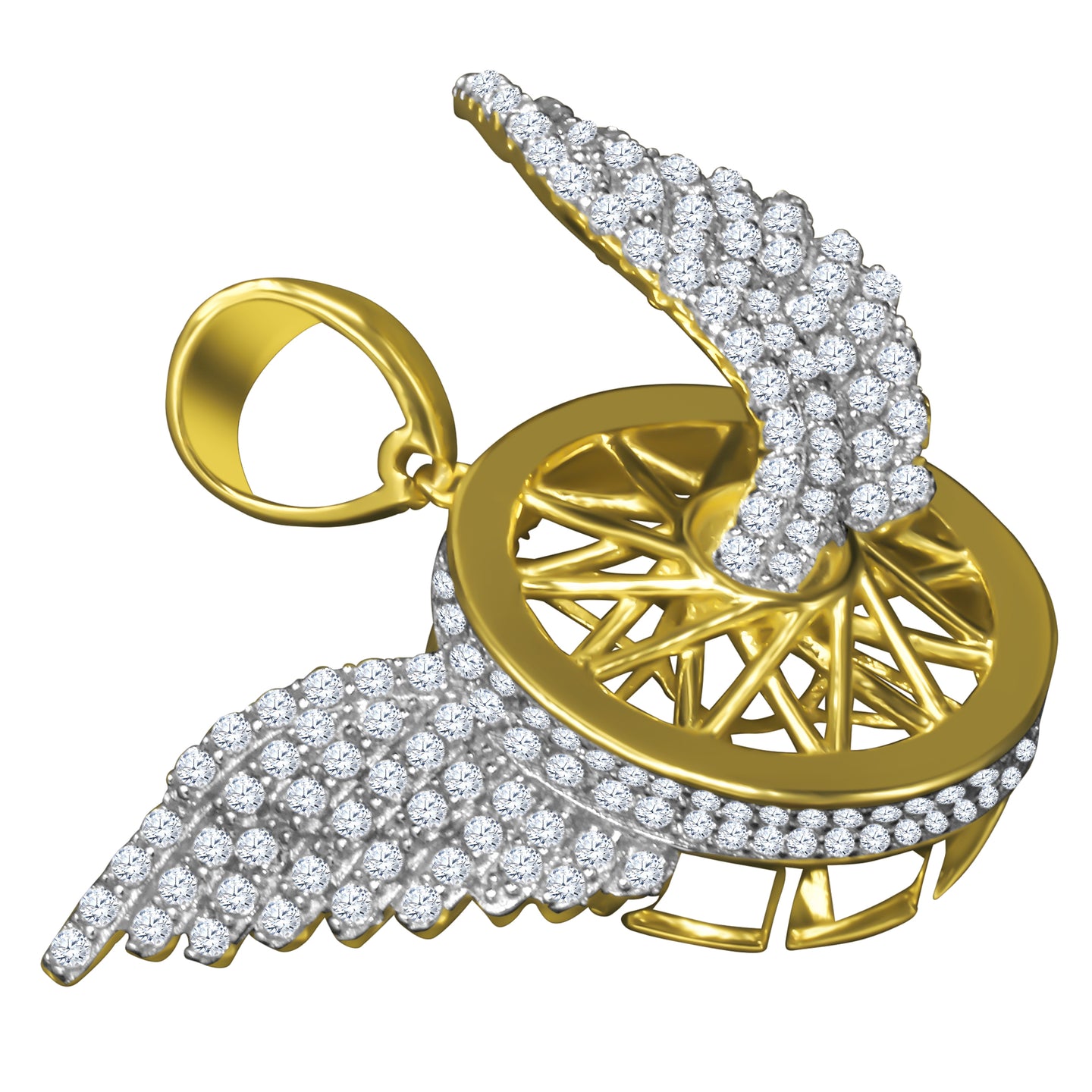 Silver Pendant with CZ Stone-929662