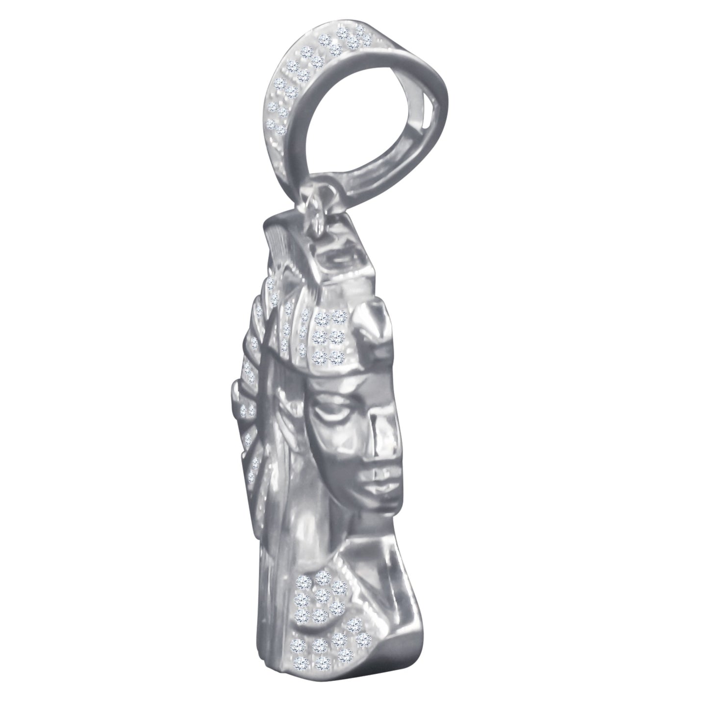 Silver Pendant with CZ Stone-929671