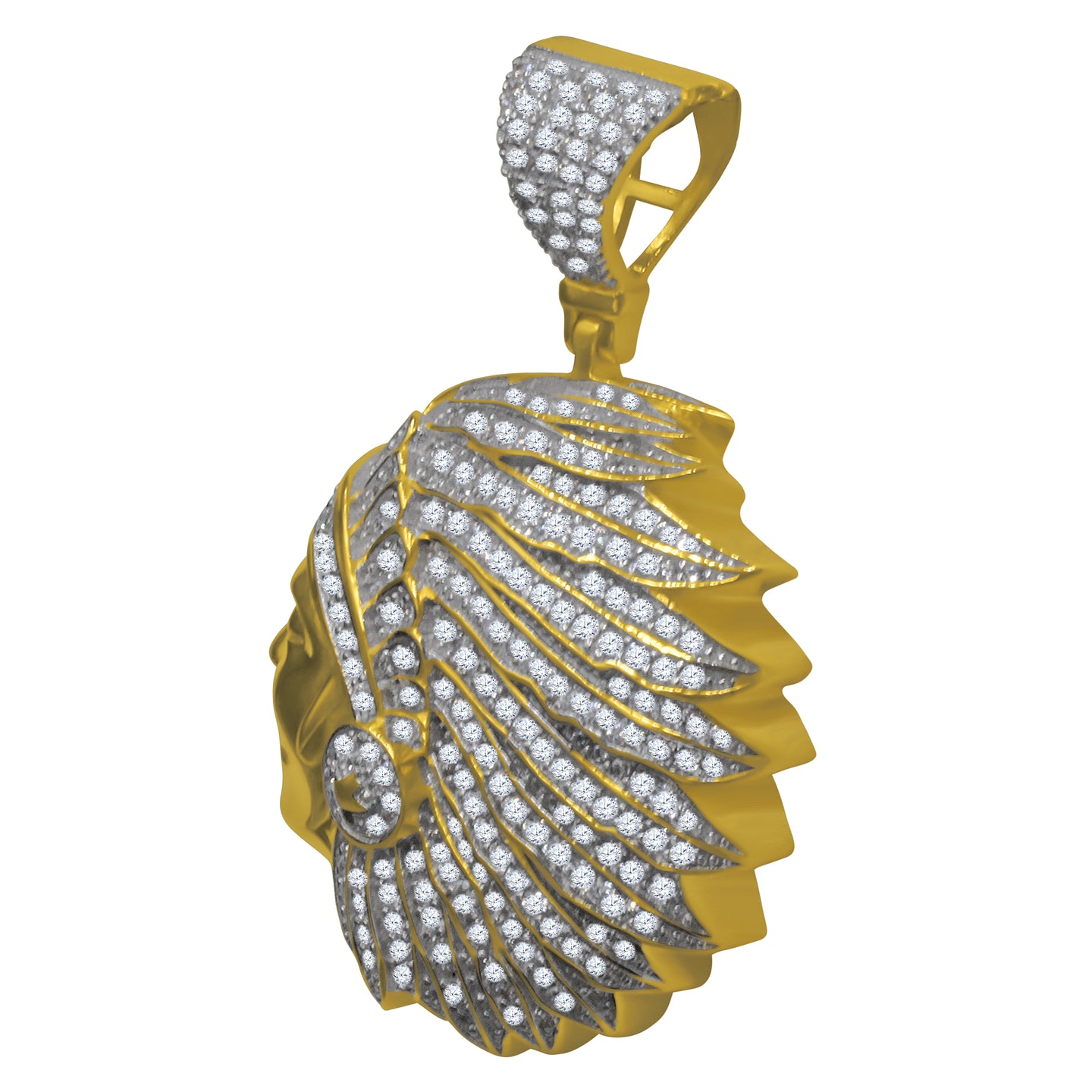 Silver Pendant with CZ Stone-929682