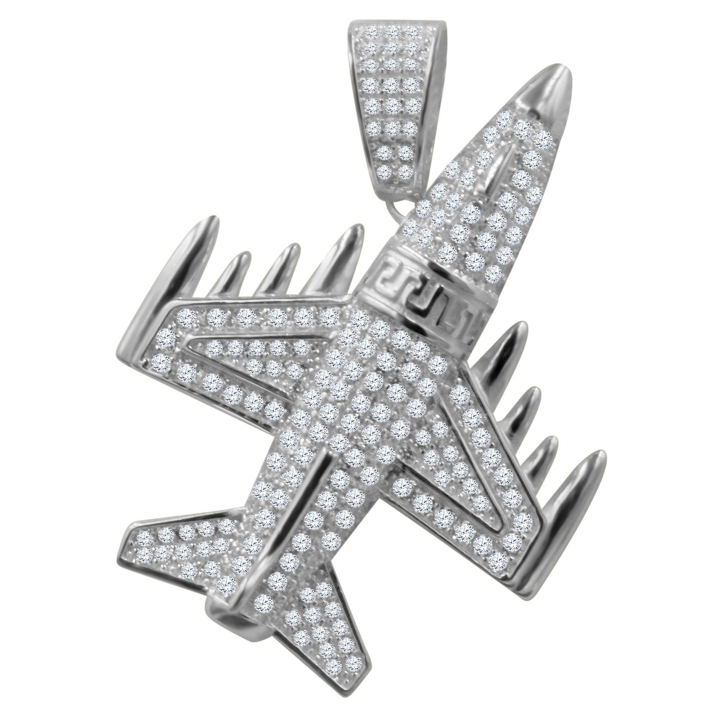 Silver Pendant with CZ Stone-929691