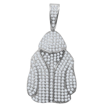 Silver Pendant with CZ Stone-929711