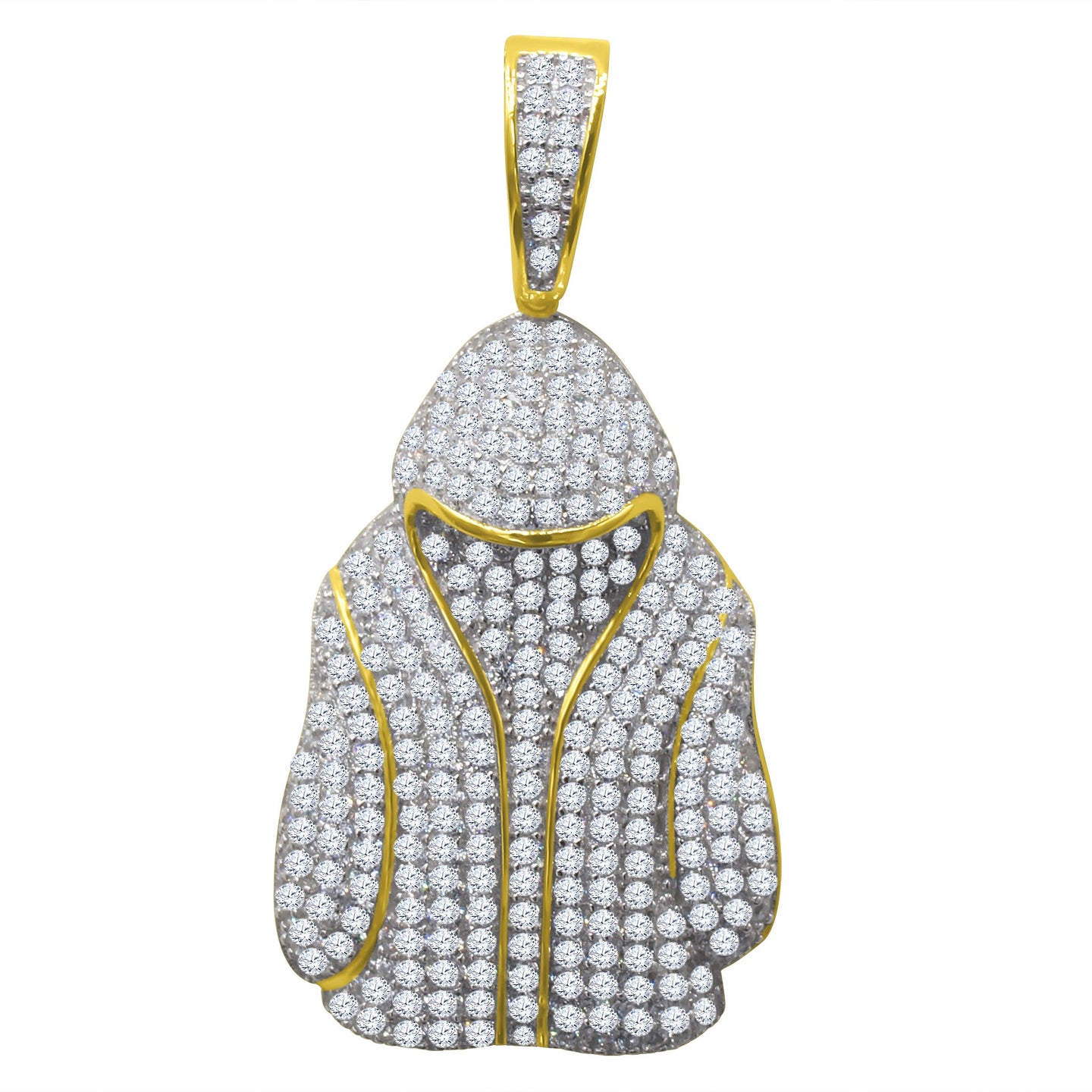 Silver Pendant with CZ Stone-929712