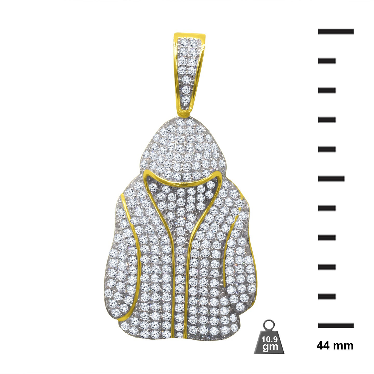 Silver Pendant with CZ Stone-929712