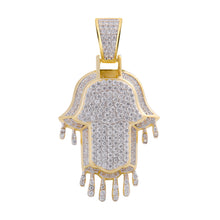 HAMSA HAND SILVER PENDANT-929972