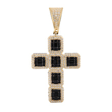 Cross Silver Pendant with CZ Stone-929988