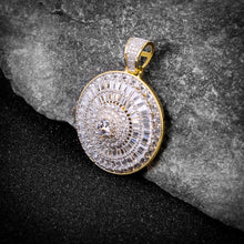 Spinner Silver Pendant with CZ Stone-929992