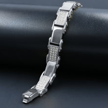 Steel Bracelet with CZ 2121-A