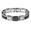 STAINLESS STEEL WITH CZ BRACELET FOR MEN 932027