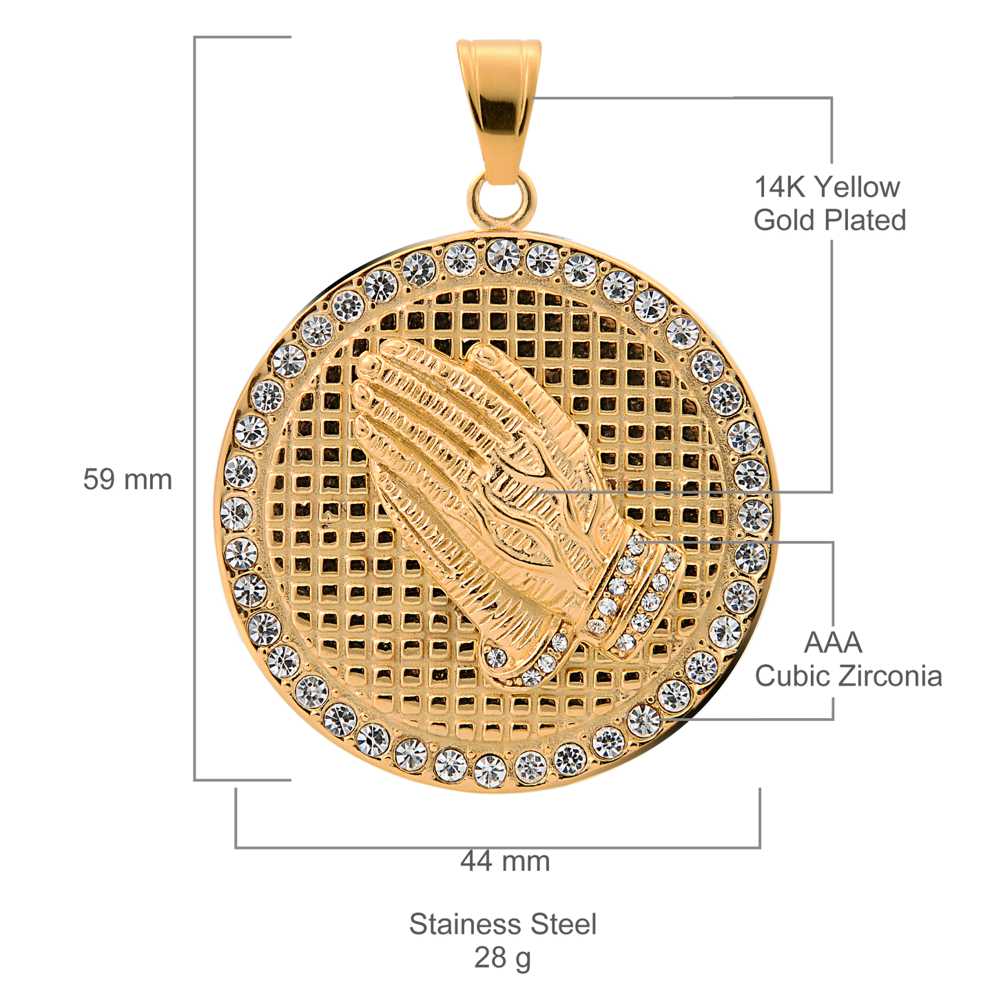 PRAY Steel Pendant | 938602