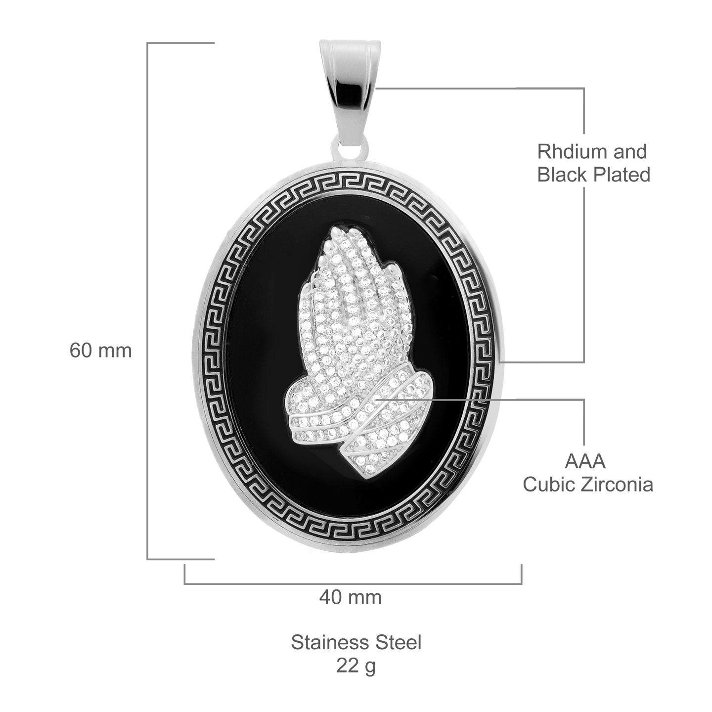 FOLD Steel Pendant | 938611