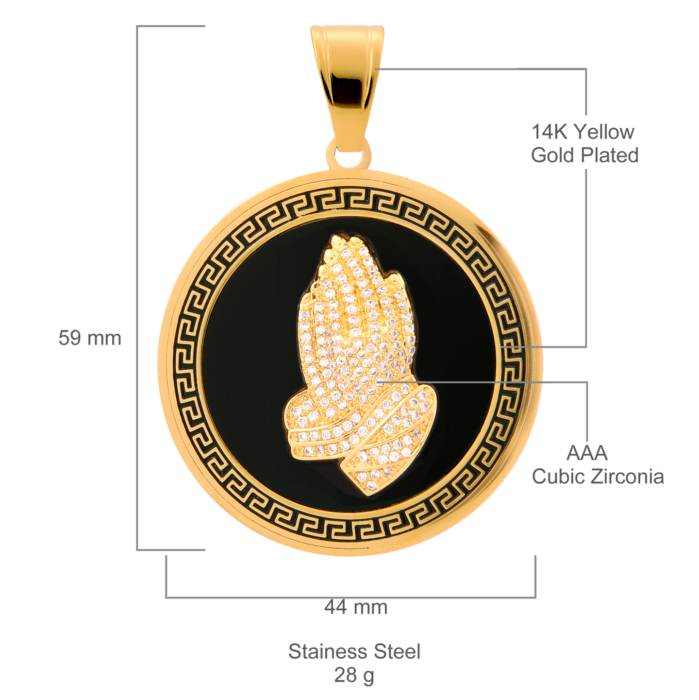 FOLD Steel Pendant | 938612